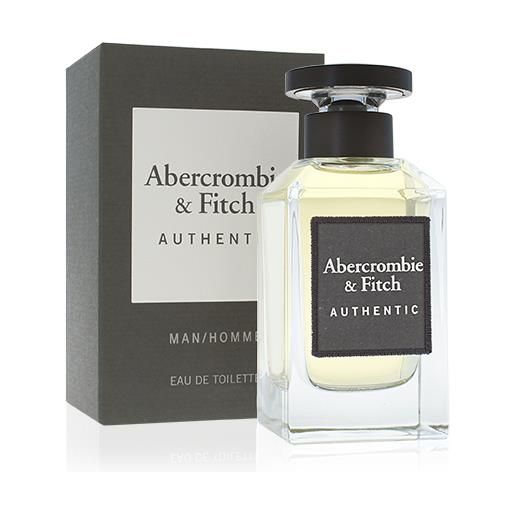 Abercrombie & Fitch authentic eau de toilett da uomo 100 ml