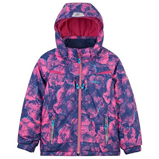 Kamik tessieflor, giacca bambina, rosa-pink aop, 164