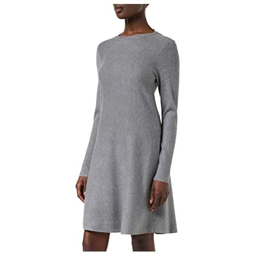 Vero moda vmnancy ls knit dress noos vestito, grigio (medium grey melange medium grey melange), 40 (taglia produttore: x-small) donna