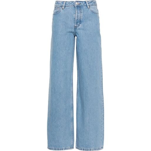 A.P.C. jeans a gamba ampia elisabeth - blu
