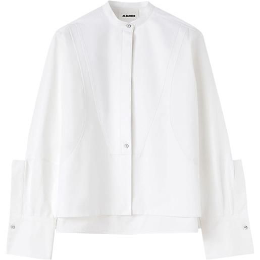 Jil Sander camicia con dettaglio - bianco