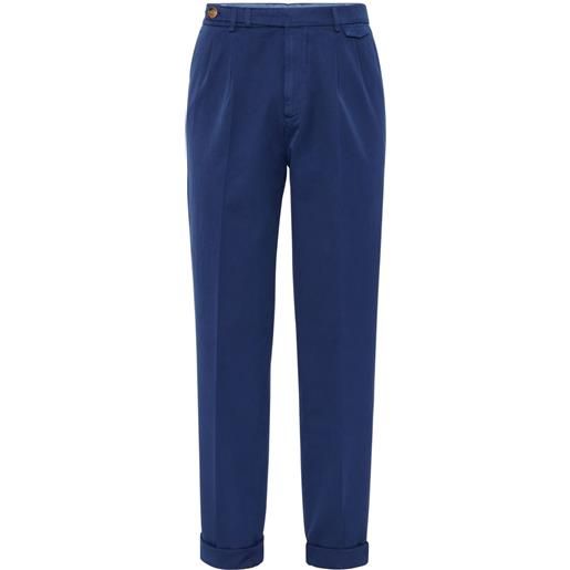 Brunello Cucinelli pantaloni dritti - blu