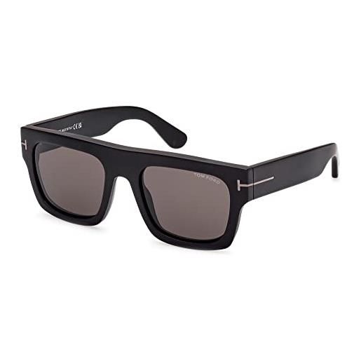 Tom Ford occhiali da sole fausto ft 0711-n matte black/smoke 53/20/145 unisex