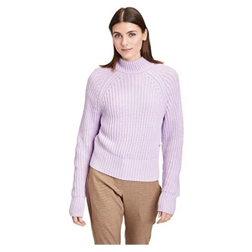 Betty & Co nantes maglione corto in maglia con maniche 1/1, lavanda, 44 donna