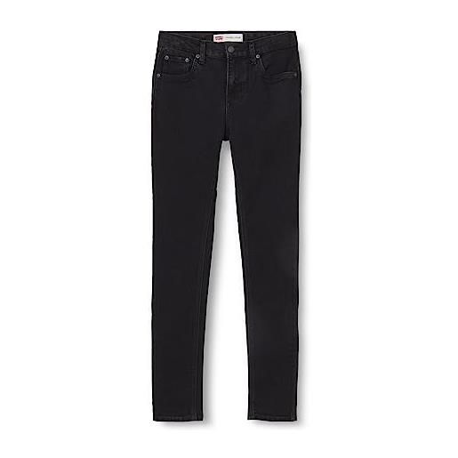 Levi's lvb-skinny taper jeans bambini e ragazzi, nero (elasticizzato nero), 12 anni