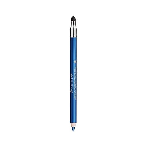 Collistar matita professionale occhi n. 16 blue shangai | matita occhi morbida waterproof, sfumabile, oftalmologicamente testata | triplo uso: interno occhi, esterno occhi, ombretto | 1,2 ml