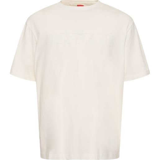 FERRARI t-shirt oversize in jersey di cotone