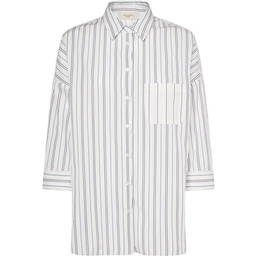WEEKEND MAX MARA venus striped cotton poplin shirt