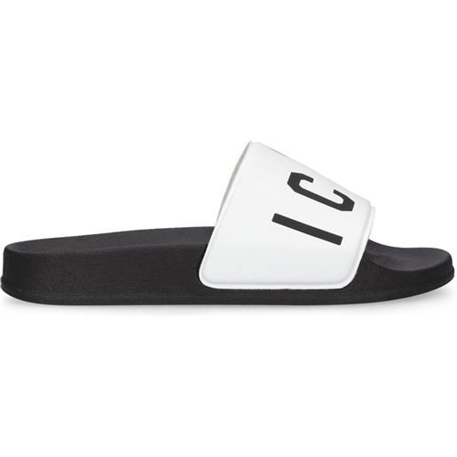 DSQUARED2 sandali in gomma con stampa logo