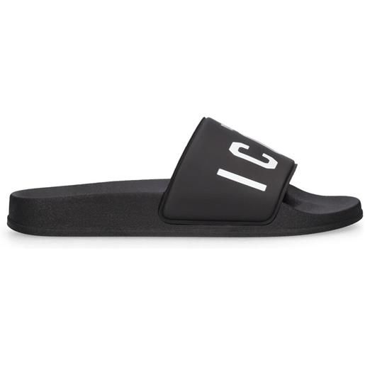 DSQUARED2 sandali in gomma con stampa logo