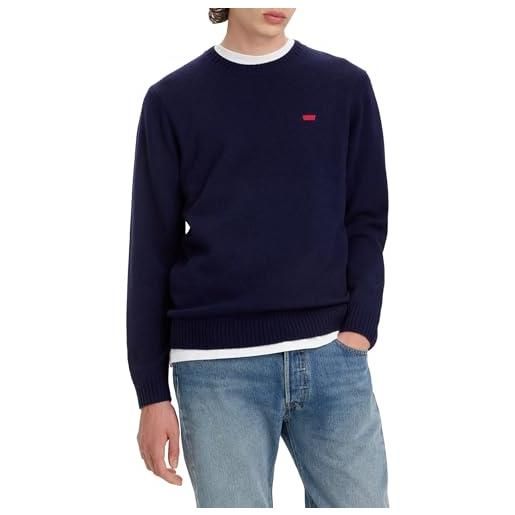 Levi's original housemark sweater, uomo, darkest spruce, l