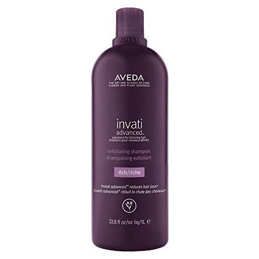 Aveda, invati advanced exfoliating shampoo rich, 1000 ml