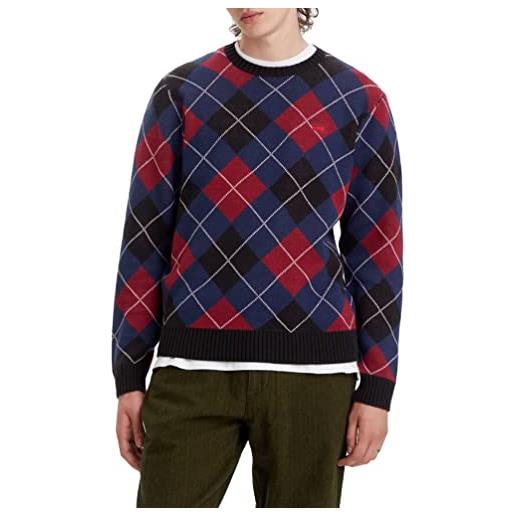 Levi's original housemark sweater, uomo, darkest spruce, s