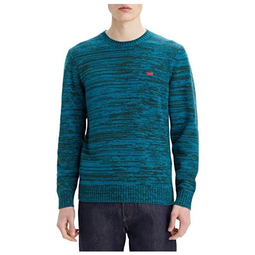 Levi's original housemark sweater, uomo, ocean depths, xs