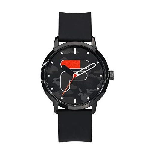 Fila Filastyle unisex analog metal and rubber watches 38-326-102 (black and camo)