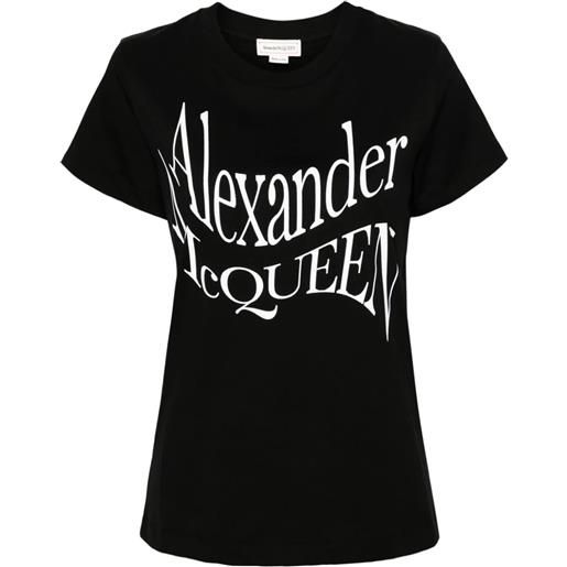 ALEXANDER MCQUEEN t-shirt con stampa frontale