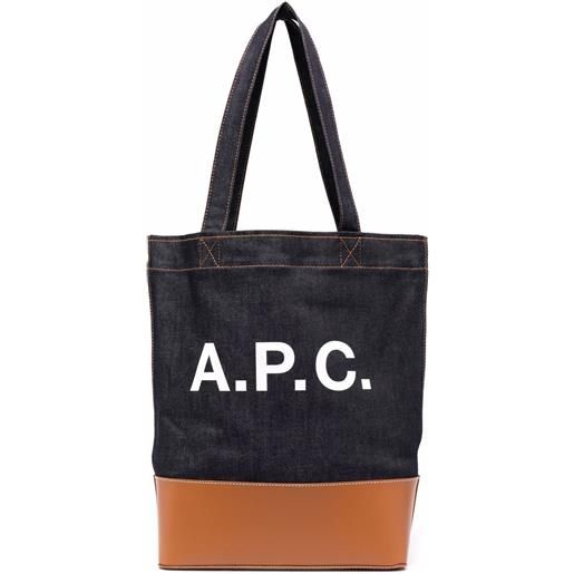 A.P.C. borsa shopping axel