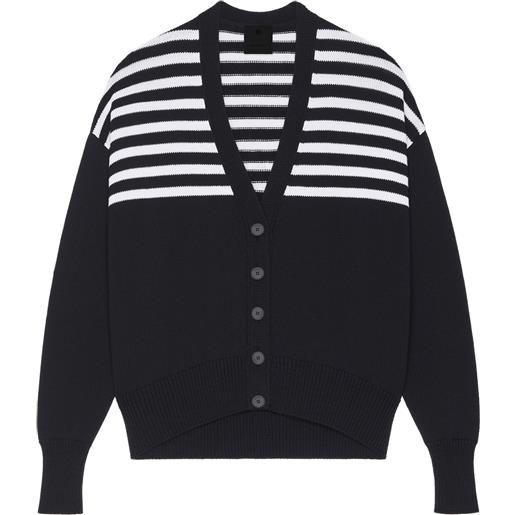 GIVENCHY cardigan 4g a righe