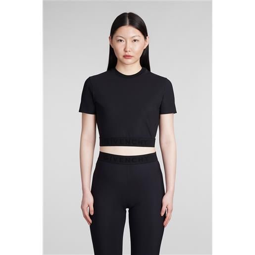 Givenchy t-shirt in poliamide nera
