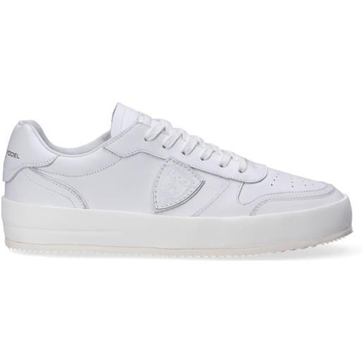 Philippe model sneaker nice pelle bianco nera