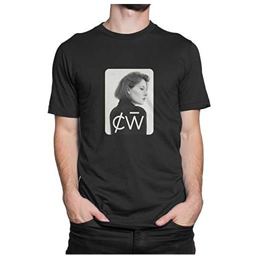 Sleeve charlotte de witte fan art t-shirt adulto breve stampa camicia uomo s-3xl nero, nero , l