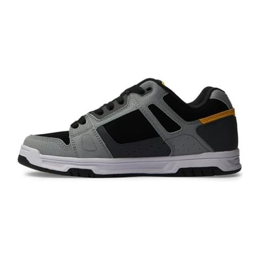 DC Shoes stag, scarpe da ginnastica uomo, bianco, nero, arancione, 47 eu