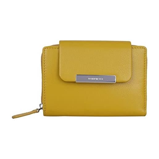 Gerry Weber - portafoglio compatto in giallo alla moda, per donna, portafoglio per donna