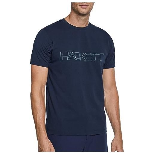 Hackett London hs hackett outline t-shirt, verde (verde), s uomo