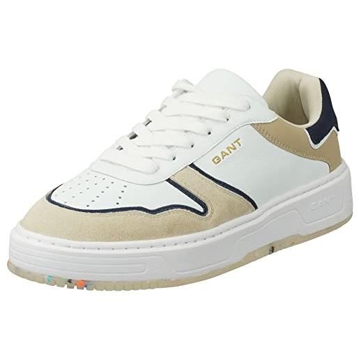 GANT footwear kanmen, scarpe da ginnastica uomo, white/beige, 43 eu