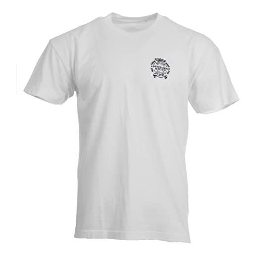 Abercrombie & Fitch maglietta da uomo girocollo, bianco, l