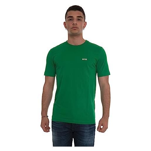 BOSS tè t-shirt, open green342, m uomo