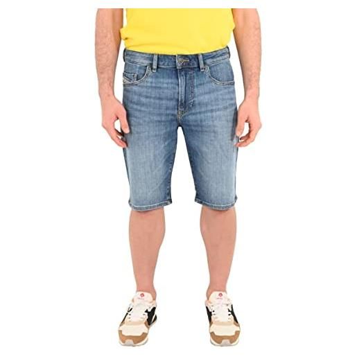 Diesel slim-short, pantaloncini bermuda uomo, blu (blu), 33w