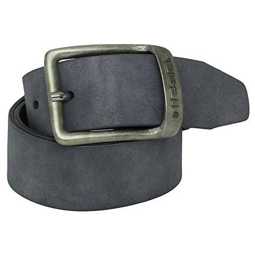 Diesel cintura uomo bannys cintura cintura in vera pelle (grigio, 75 cm)