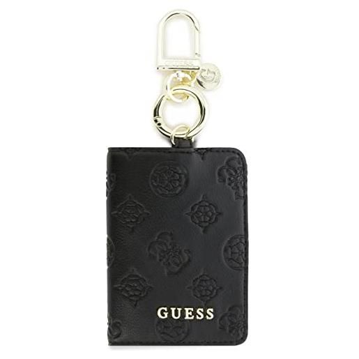 Guess donna accessori portachiavi porta tessere card case keyring rw1520p2301 nero black bla