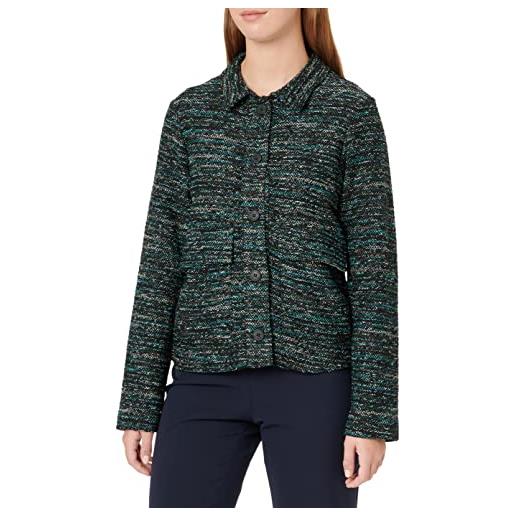 TOM TAILOR le signore giacca boucle 1034004, 30727 - green teal blue boucle, 3xl