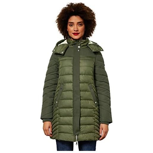 Street One a201719 cappotto invernale, homey green, 46 donna