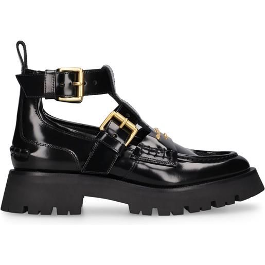 ALEXANDER WANG carter lug patent leather ankle boots
