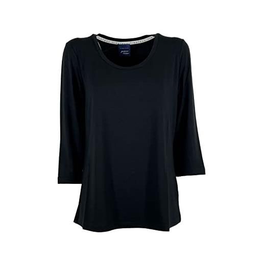 Generico persona by marina rinaldi timeless t-shirt donna nero vanna 94% viscosa 6% elastan (xl)