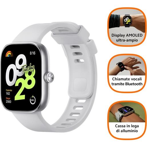 XIAOMI - WEARABLES (EUR) xiaomi bhr7848gl smartwatch e orologio sportivo 5 cm (1.97") amoled digitale 450 x 390 pixel touch screen nero