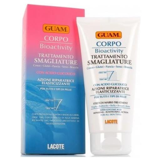 LACOTE Srl guam - bioactivity crema corpo trattamento smagliature 150ml, rimedi naturali per smagliature ed elasticità della pelle