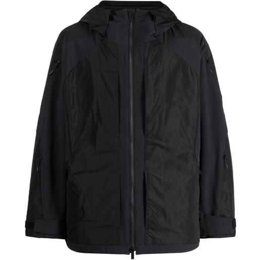 White Mountaineering giacca leggera con zip - nero