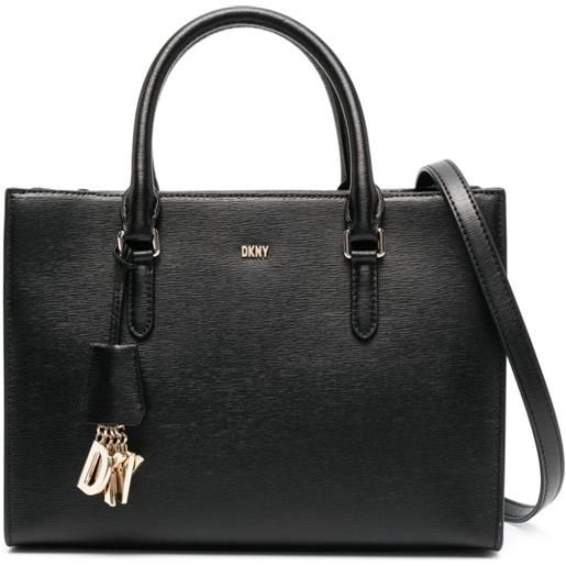 DKNY borsa tote con logo - nero