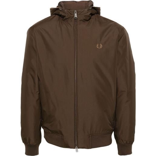 Fred Perry giacca con ricamo brentham - marrone