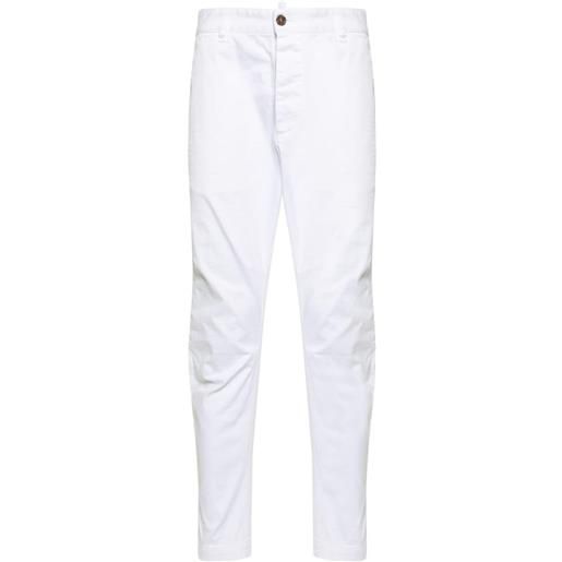 Dsquared2 pantaloni affusolati sexy - bianco