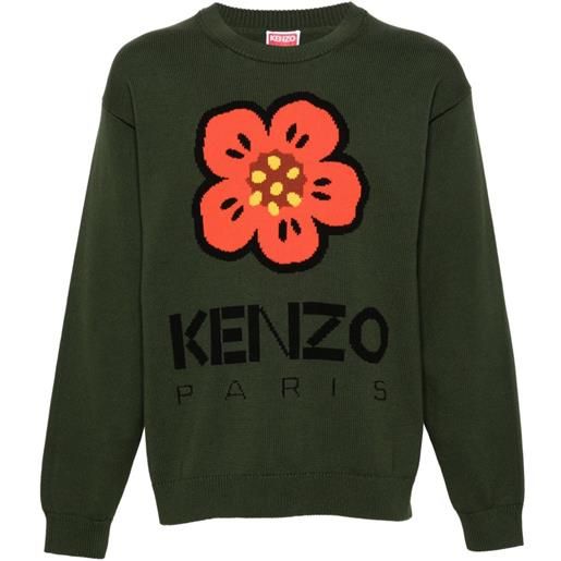 Kenzo maglione boke flower - verde