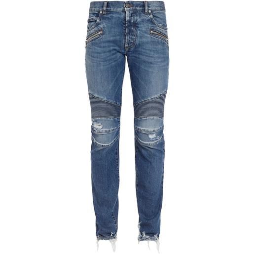 Balmain jeans affusolati - blu