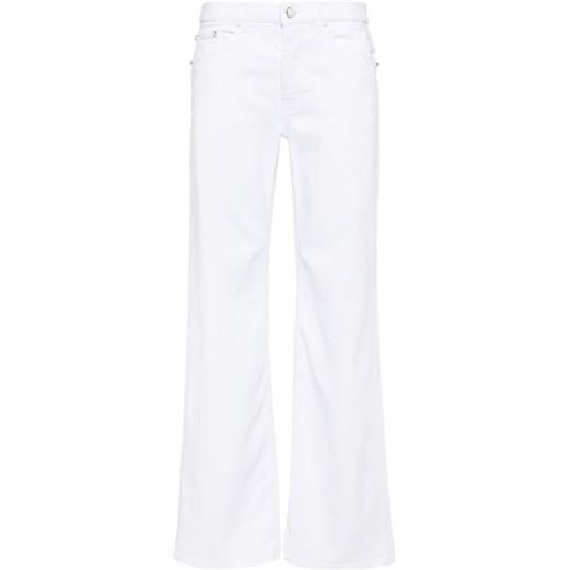 DONDUP jeans a gamba ampia jacklyn a vita media - bianco