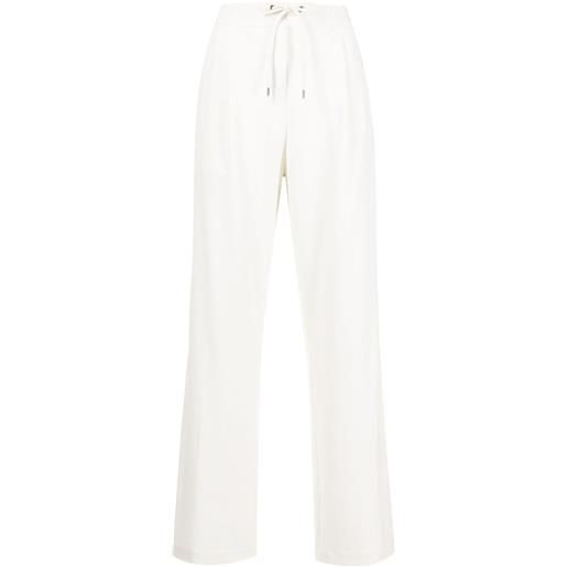 James Perse pantaloni dritti con coulisse - bianco