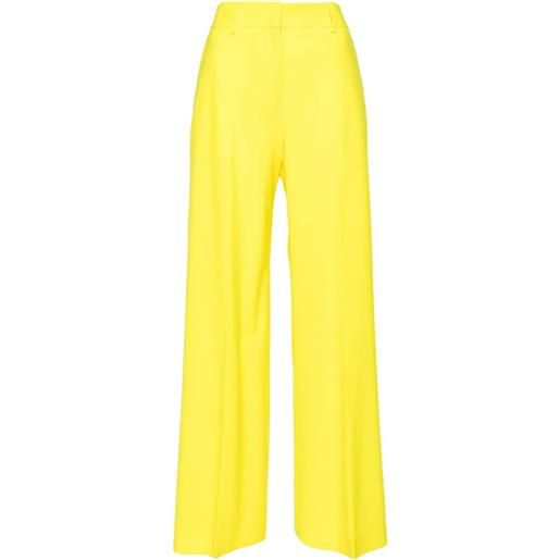 MSGM pantaloni a palazzo - giallo