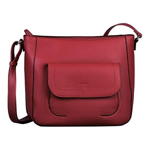 Gabor amy, borsa a donna, colore: rosso, 36x14x28,5